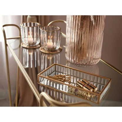 Dekovase Ancient Secrets 21 Cm X Ø 13,5 Cm Rosa – Bild 3