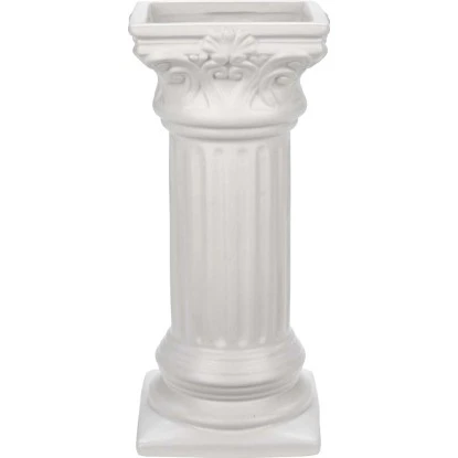 Porzellanvase Modern Antique Ø 11,5 Cm X 25,7 Cm Weiß