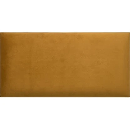 Wandkissen Rechteck 60 Cm X 30 Cm Gelb Samt