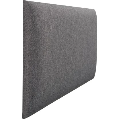 Wandkissen Rechteck 60 Cm X 30 Cm Dunkelgrau Struktur – Bild 2