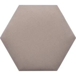 Wandkissen Hexagon 30 Cm X 30 Cm Creme Samt