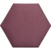 Wandkissen Hexagon 30 Cm X 30 Cm Beere Samt