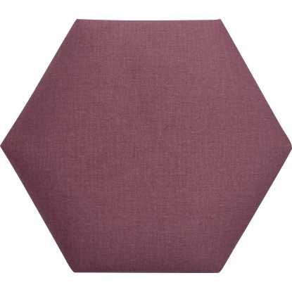 Wandkissen Hexagon 30 Cm X 30 Cm Beere Samt