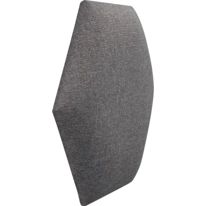 Wandkissen Hexagon 30 Cm X 30 Cm Dunkelgrau Struktur – Bild 2