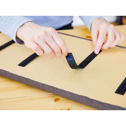 Wandkissen Rechteck 60 Cm X 30 Cm Beere Samt – Bild 6