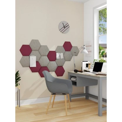 Wandkissen Rechteck 60 Cm X 30 Cm Beere Samt – Bild 4