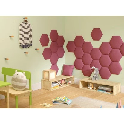 Wandkissen Rechteck 60 Cm X 30 Cm Beere Samt – Bild 5