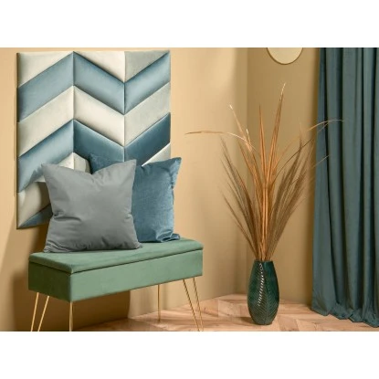 Wandkissen Rechteck 60 Cm X 30 Cm Mint Samt – Bild 4