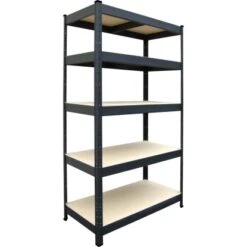 Metall-Schwerlastregal Pulverbeschichtet 180 Cm X 100 Cm X 50 Cm