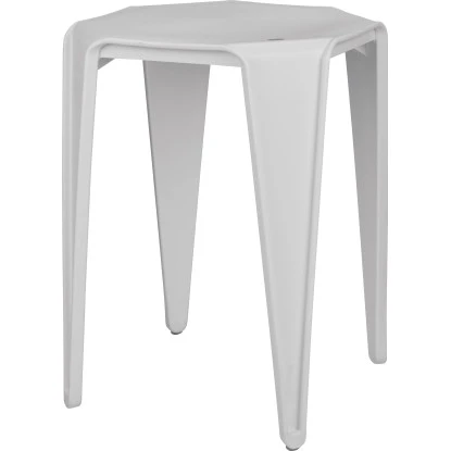 Baliv Badhocker Industrial Weiß Kunststoff