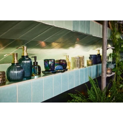 Baliv Dark Wonder Trend Kosmetikdose Glas Blau – Bild 2