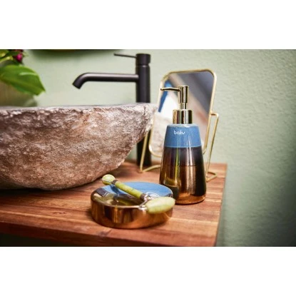 Baliv Dark Wonder Trend Kosmetikspiegel Metall Gold â Bild 3