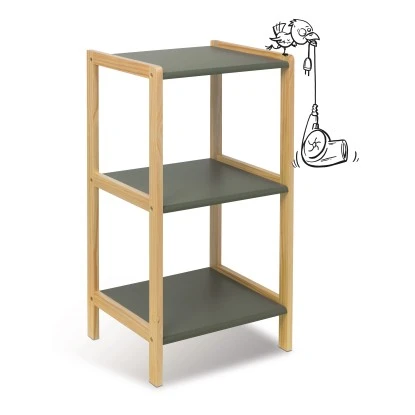 Baliv Moss Green Trend Badregal BM-6650 80 Cm X 40 Cm X 35 Cm MDF Grün – Bild 2