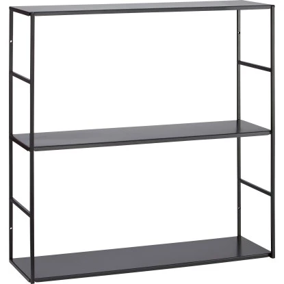 Metall-Regal Pinnock 60 Cm X 60 Cm X 20 Cm Schwarz Matt
