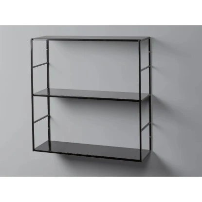 Metall-Regal Pinnock 60 Cm X 60 Cm X 20 Cm Schwarz Matt – Bild 2