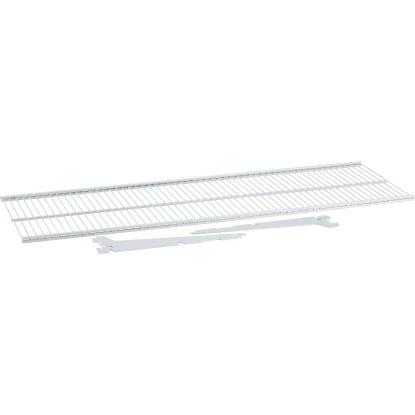 Metall-Drahtboden-Set 25,5 Cm X 80,5 Cm Weiß-Alu