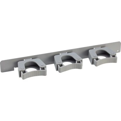 Klemmhaken-Schiene Metall/Kunststoff 3,5 Cm X 35 Cm Weiß-Alu