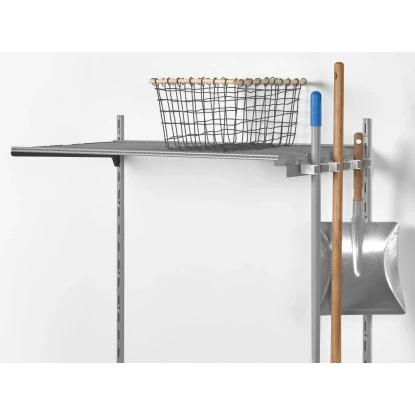 Klemmhaken-Schiene Metall/Kunststoff 3,5 Cm X 35 Cm Weiß-Alu – Bild 2