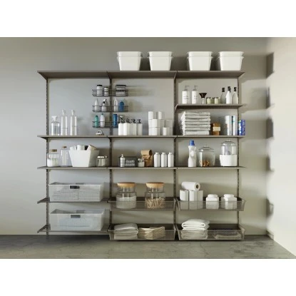 Metall-Drahtgitterkorb 12 Cm X 39 Cm X 80 Cm Alu-Weiß – Bild 3