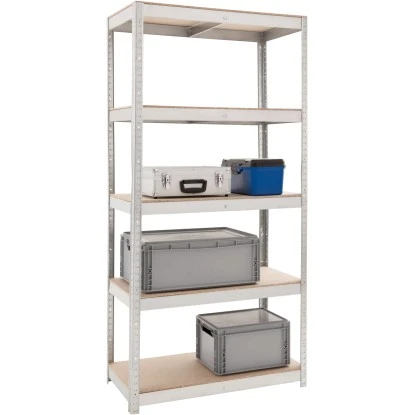 Metall-Schwerlastregal SLR-300 Verzinkt 210 Cm X 100 Cm X 50 Cm – Bild 2