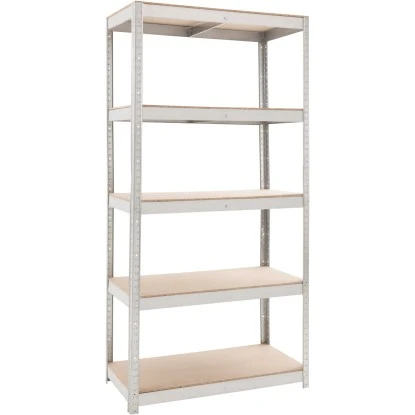 Metall-Schwerlastregal SLR-300 Verzinkt 210 Cm X 100 Cm X 50 Cm