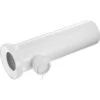 WC-Anschlussstutzen 100 Mm X Ø 90 Mm Weiß Mit Abzweigung
