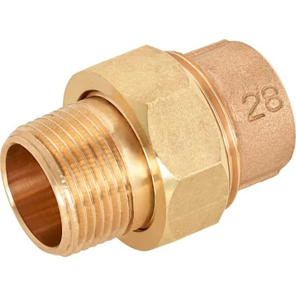 Löt-Verschraubung Ø 28 Mm X 33,3 Mm (R 1) Rotguss