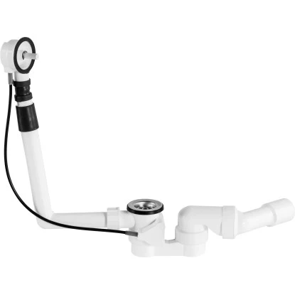 Excentergarnitur 44,8 Mm (G 1 1/2) Überlaufbedienung Weiß