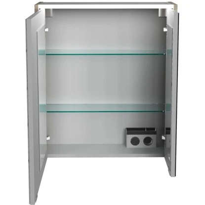 Fackelmann Spiegelschrank DV 60 Cm Nature Oak – Bild 2