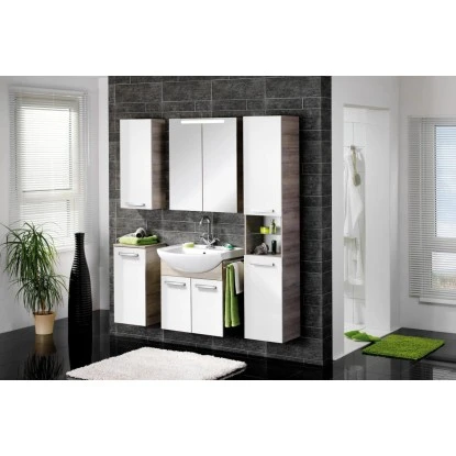 Fackelmann Spiegelschrank A-Vero 70 Cm Graueiche – Bild 3