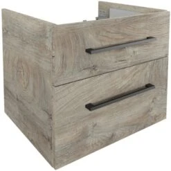 Fackelmann Waschtisch-Unterschrank Oxford 60 Cm Nature Oak