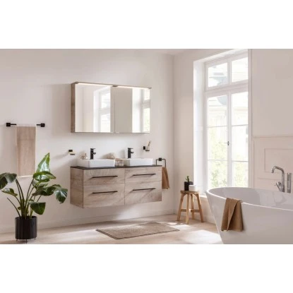 Fackelmann Waschtisch-Unterschrank Oxford 60 Cm Nature Oak – Bild 5