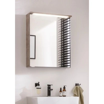 Fackelmann Spiegelschrank Oxford 60,2 Cm Nature Oak – Bild 4