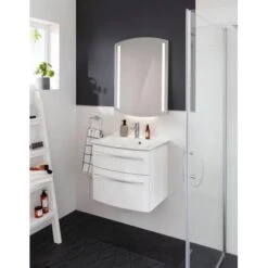 Fackelmann Badmöbel-Set B.Style 2-tlg. 63,2 Cm Weiß/Weiß