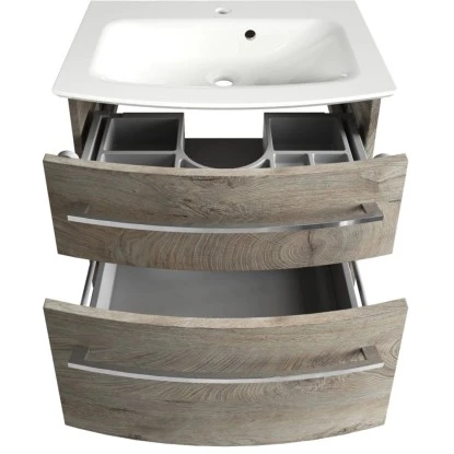 Fackelmann Badmöbel-Set B.Style 2-tlg. 63,2 Cm Nature Oak/Nature Oak – Bild 3