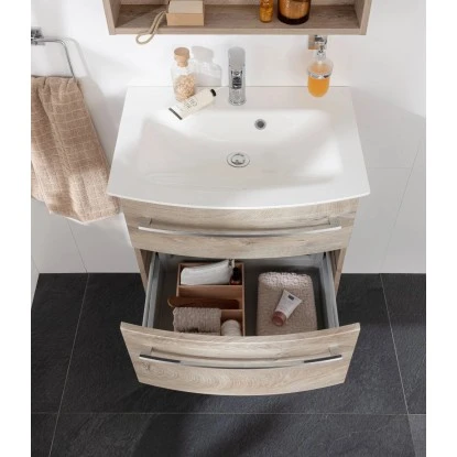 Fackelmann Badmöbel-Set B.Style 2-tlg. 63,2 Cm Nature Oak/Nature Oak – Bild 4