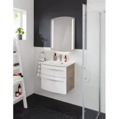 Fackelmann Badmöbel-Set B.Style 2-tlg. 63,2 Cm Nature Oak/Weiß