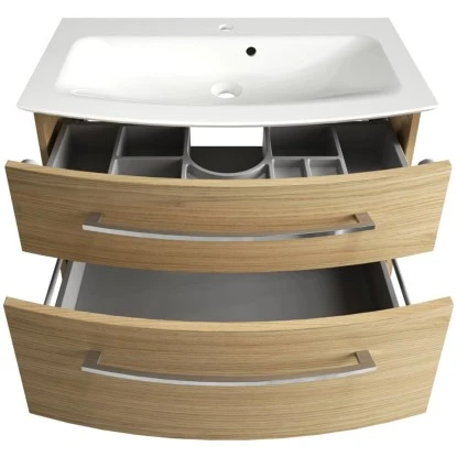 Fackelmann Badmöbel-Set B.Style 2-tlg. 83,2 Cm Sandeiche/Sandeiche – Bild 3