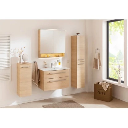 Fackelmann Badmöbel-Set B.Style 2-tlg. 83,2 Cm Sandeiche/Sandeiche