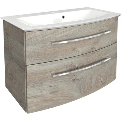 Fackelmann Badmöbel-Set B.Style 2-tlg. 83,2 Cm Nature Oak/Nature Oak