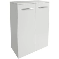 Fackelmann Doppel-Midischrank B.Style 60,2 Cm Weiß/Weiß