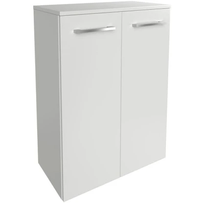 Fackelmann Doppel-Midischrank B.Style 60,2 Cm Weiß/Weiß