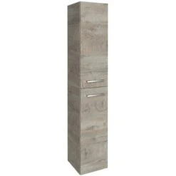 Fackelmann Hochschrank Links B.Style 30 Cm Nature Oak/Nature Oak
