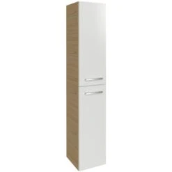 Fackelmann Hochschrank Rechts B.Style 30 Cm Sandeiche/Weiß