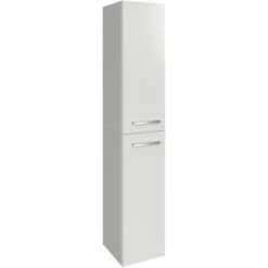 Fackelmann Hochschrank Rechts B.Style 30 Cm Weiß/Weiß