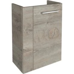 Fackelmann Waschbeckenunterschrank SBC 45 Cm Nature Oak Rechts