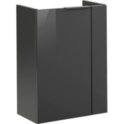 Fackelmann Waschbeckenunterschrank SBC 45 Cm Anthrazit Links