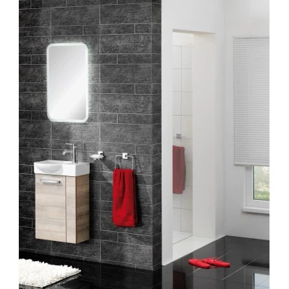 Fackelmann Waschbeckenunterschrank SBC 45 Cm Graueiche Links – Bild 6