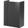 Fackelmann Waschbeckenunterschrank SBC 45 Cm Anthrazit Rechts