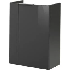 Fackelmann Waschbeckenunterschrank SBC 45 Cm Anthrazit Rechts